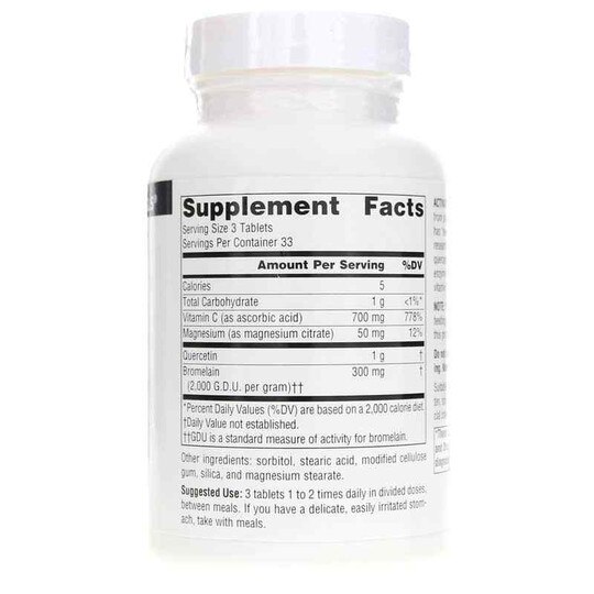 Activated Quercetin Bioflavonoid Complex Tablets, SNN